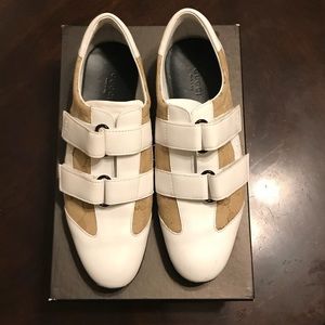Gucci GG Monogram Double Strap Sneaker Size 8